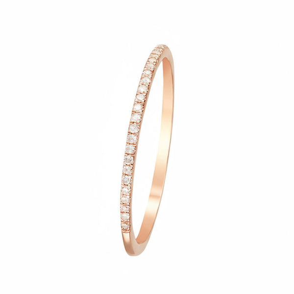 Bague "Simply You" Diamants 0,08/27