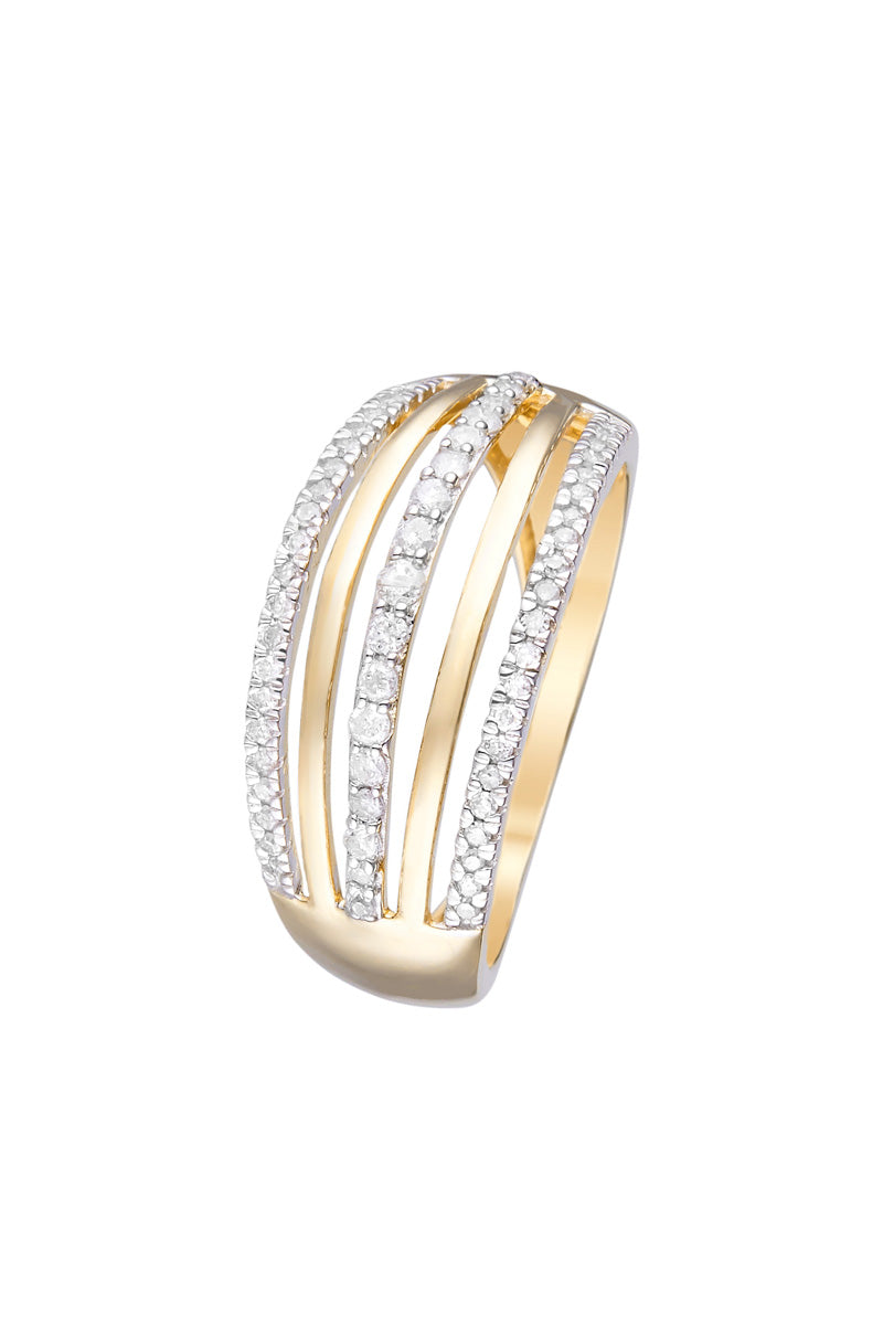 Bague "Déclaration" Diamants 0,25/59
