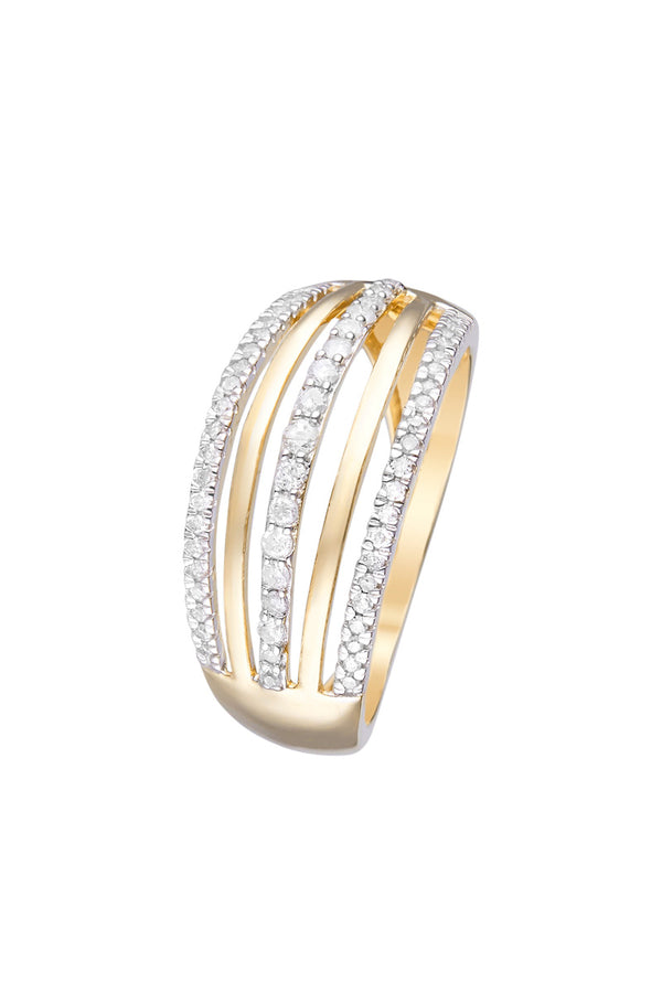 Bague "Déclaration" Diamants 0,25/59