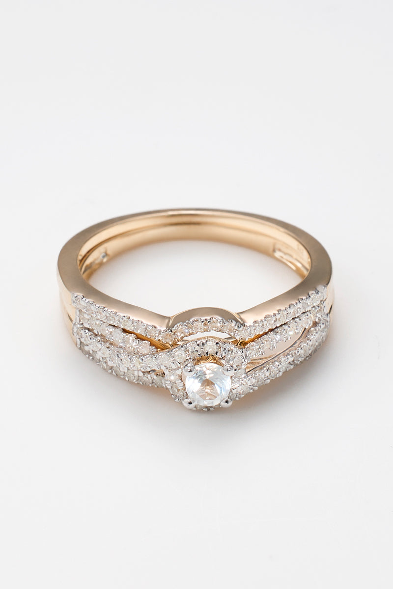 Bague "Étoile Flamboyante" D0,23/76 Wt0,173/1