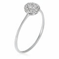 Bague "Mon Rayon De Soleil" Diamants 0,12/21 - Or Blanc 375/1000