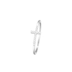 Anillo "Christiane" D0.05/14 - Oro blanco 375/1000
