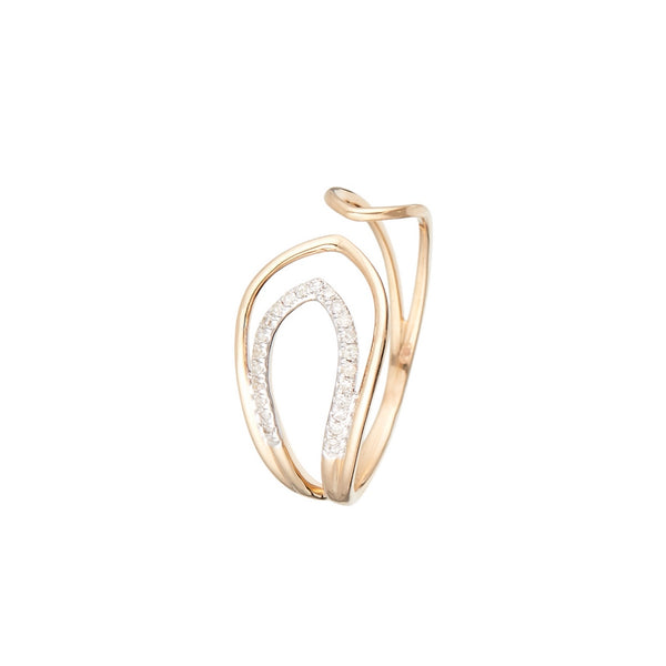 Anillo "Enlacés" D0.08/23 - Oro Amarillo 375/1000
