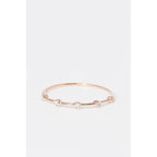 "Ensemble" Ring with 0.03/5 Diamonds - 375/1000 Rose Gold