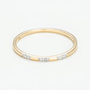 Bague "Pour Toujours" D0,024/6 - Or Jaune 375/1000