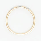 Bague "Pour Toujours" D0,024/6 - Or Jaune 375/1000