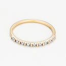 Bague "Anatolia" D0,045/9 - Or Jaune 375/1000