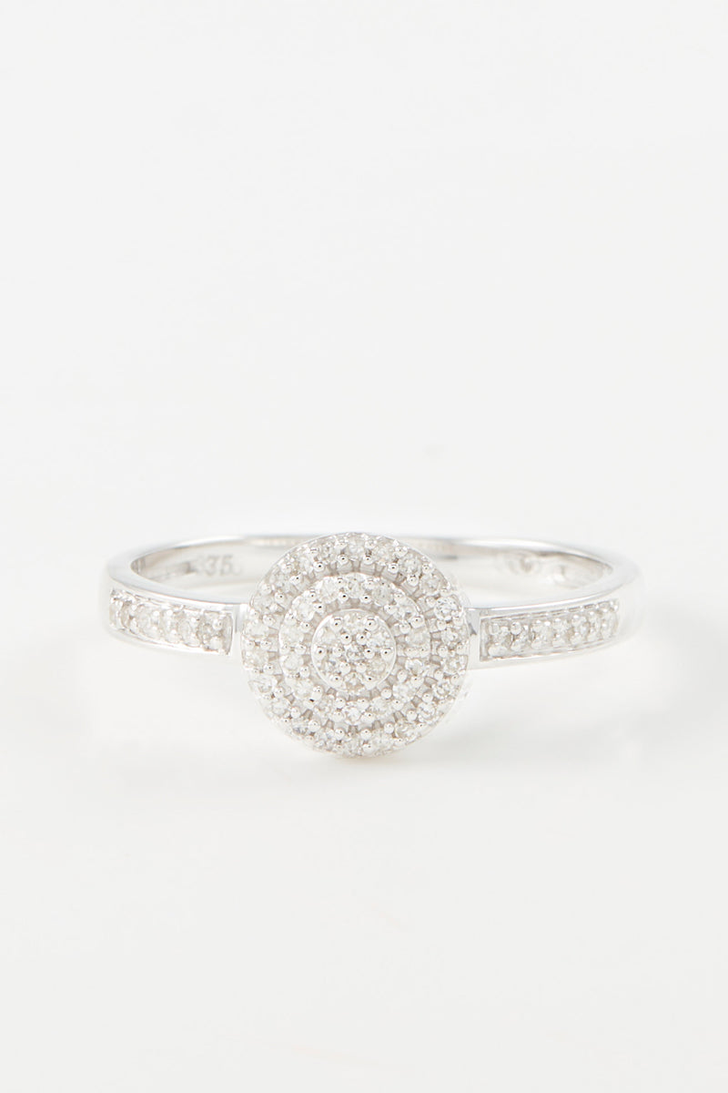 Ring "Lucinda" D0,142/57 - Witgoud 375/1000
