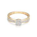 “Romantic” ring D0.15/33