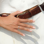 Bague "Harmonie" Diamants 0,10/50 - Or Blanc 375/1000