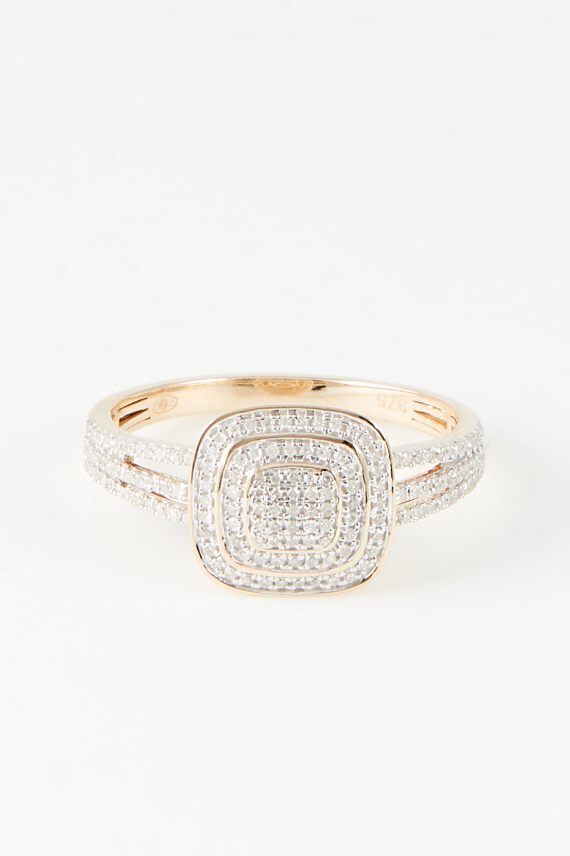 "Ramona" Diamond Ring 0.28/155 - 375/1000 Yellow Gold
