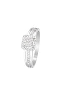 Bague "Carré Lumineux" D0,21/41