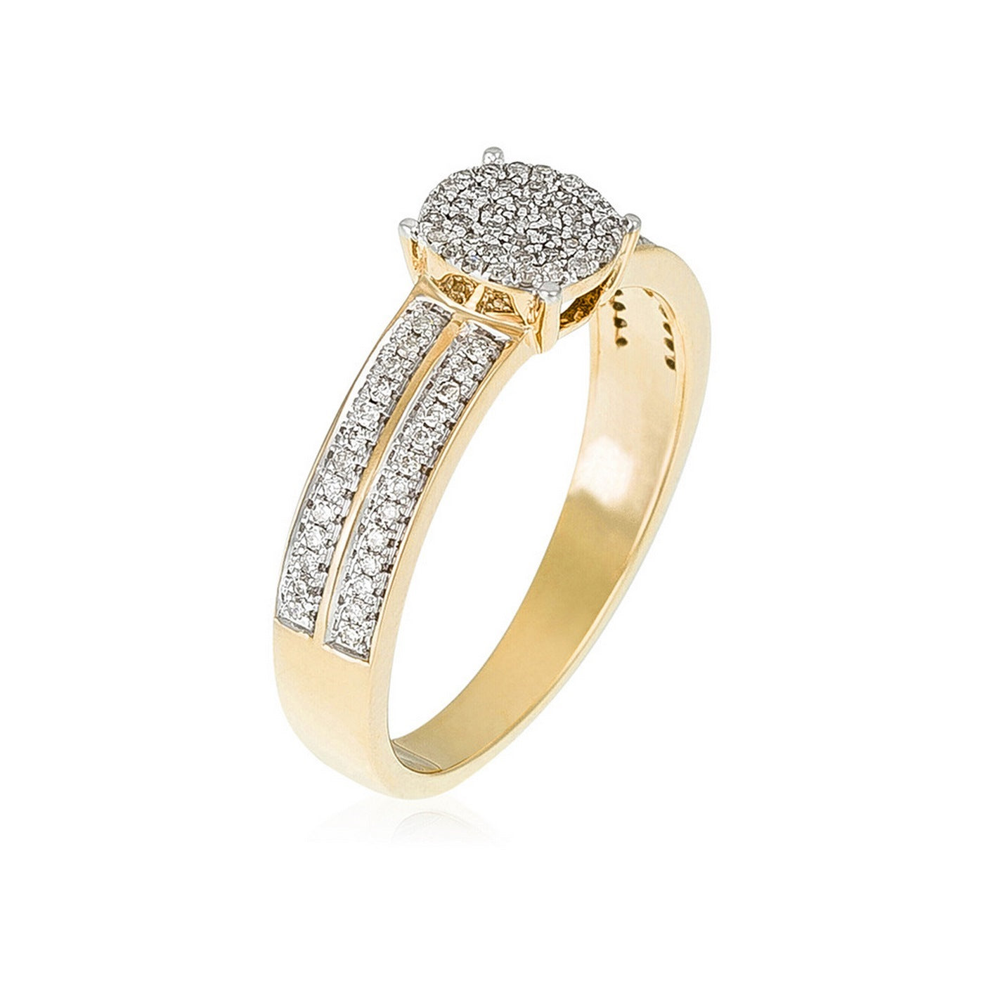 Anillo “Toi Que J’Aime” Diamantes 0.20/92 – Oro Amarillo 375/1000