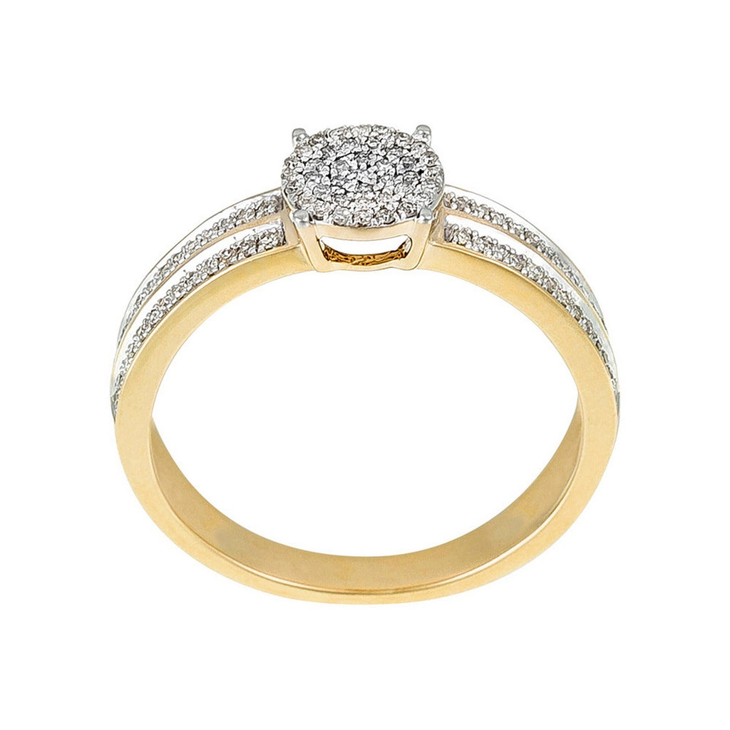 Anillo “Toi Que J’Aime” Diamantes 0.20/92 – Oro Amarillo 375/1000