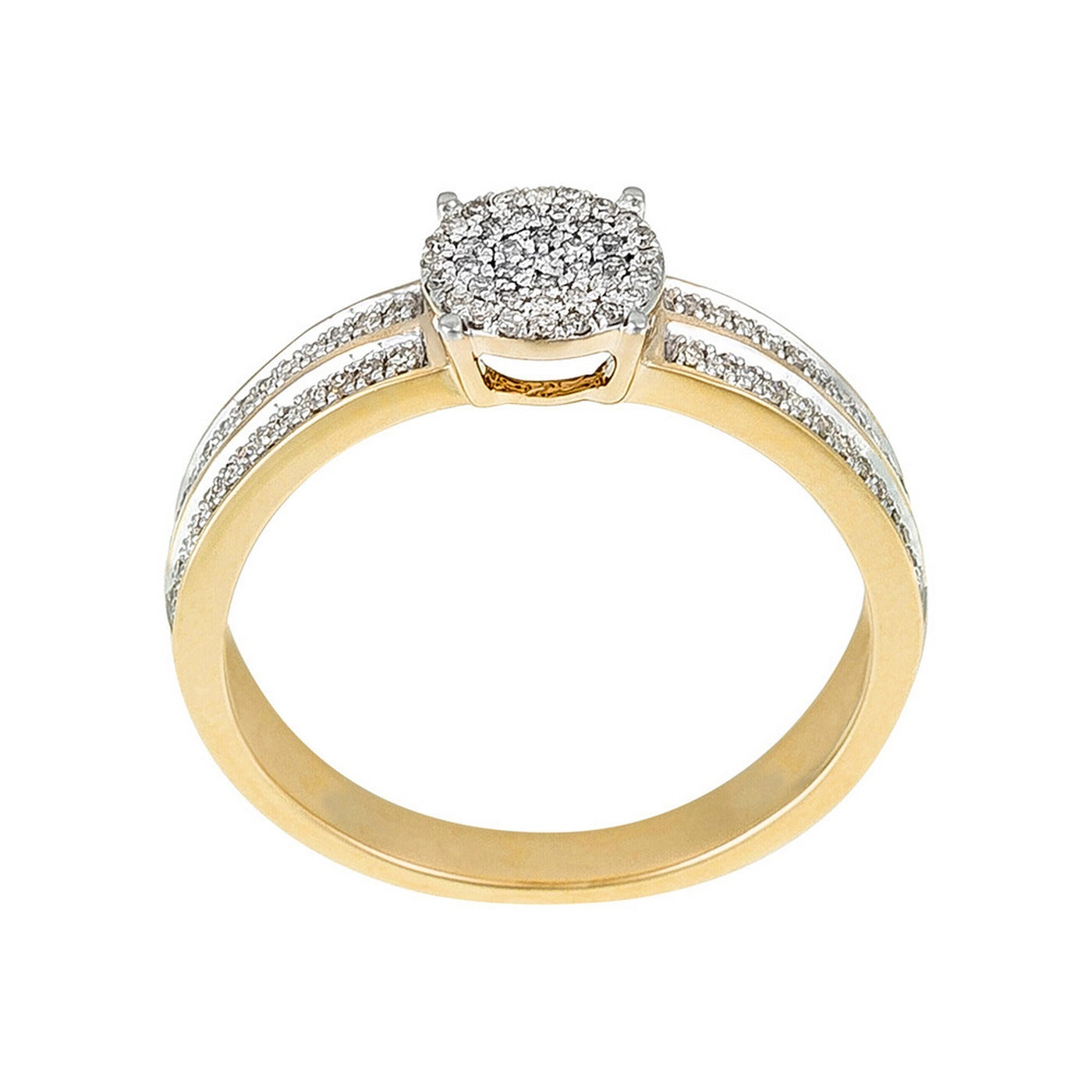Anillo “Toi Que J’Aime” Diamantes 0.20/92 – Oro Amarillo 375/1000