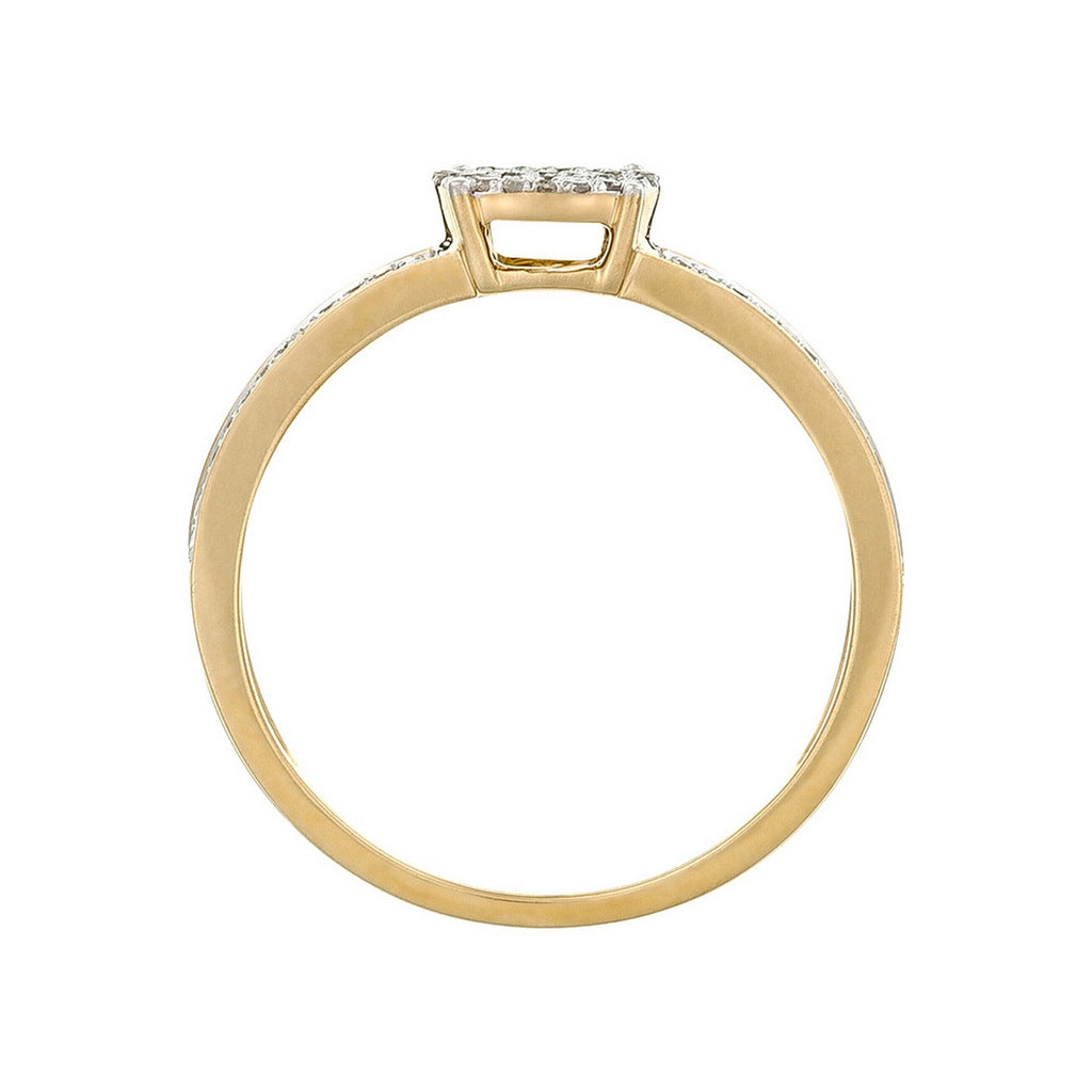 Anillo “Toi Que J’Aime” Diamantes 0.20/92 – Oro Amarillo 375/1000
