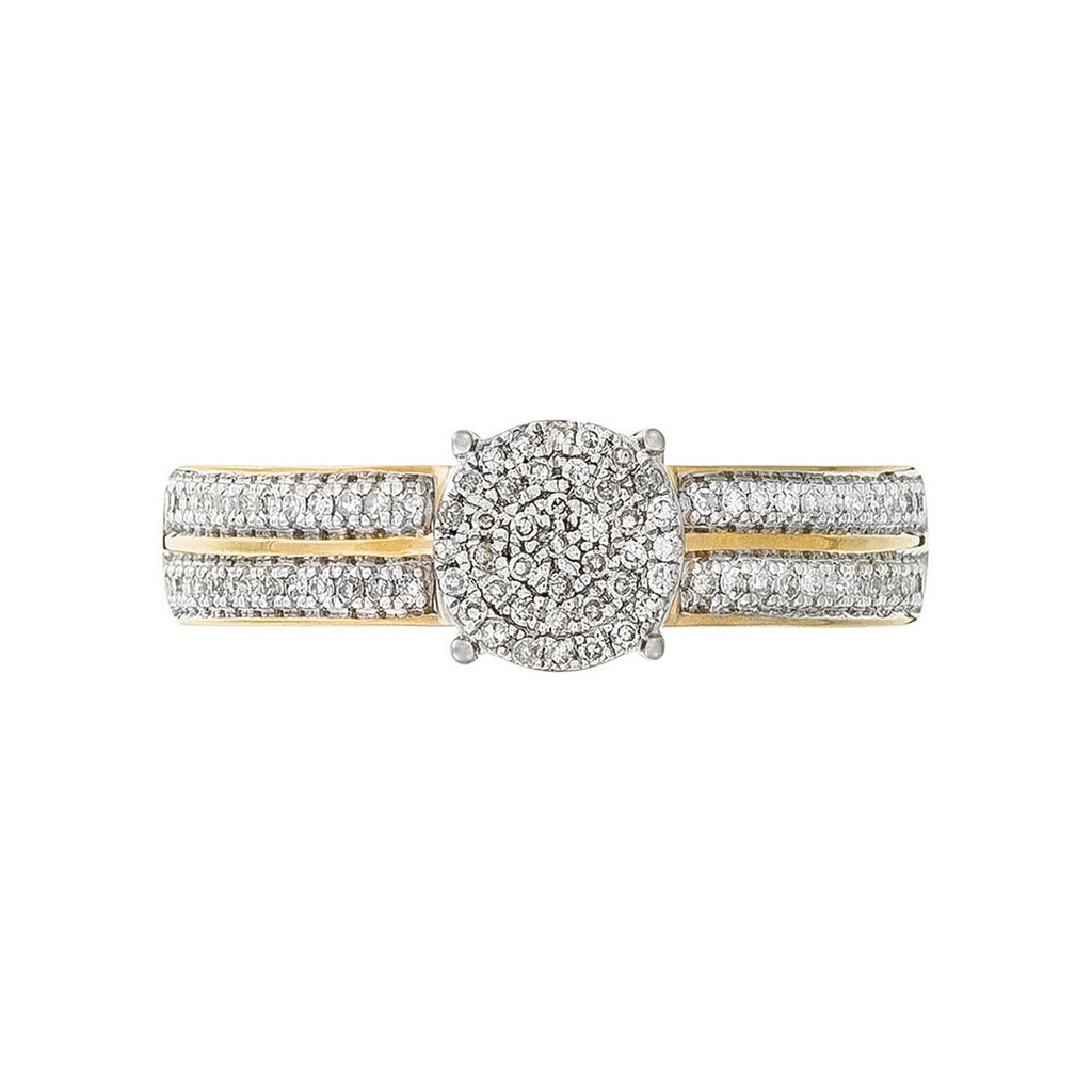 Anillo “Toi Que J’Aime” Diamantes 0.20/92 – Oro Amarillo 375/1000