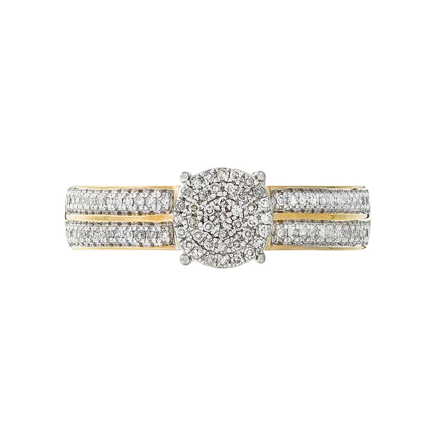 Anillo “Toi Que J’Aime” Diamantes 0.20/92 – Oro Amarillo 375/1000