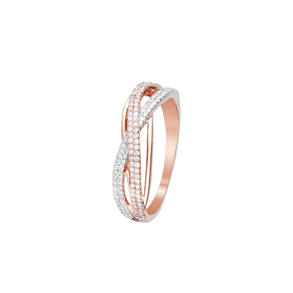 Anillo de Diamantes “Ma Force” 0.31/150 – Oro Rosa 375/1000