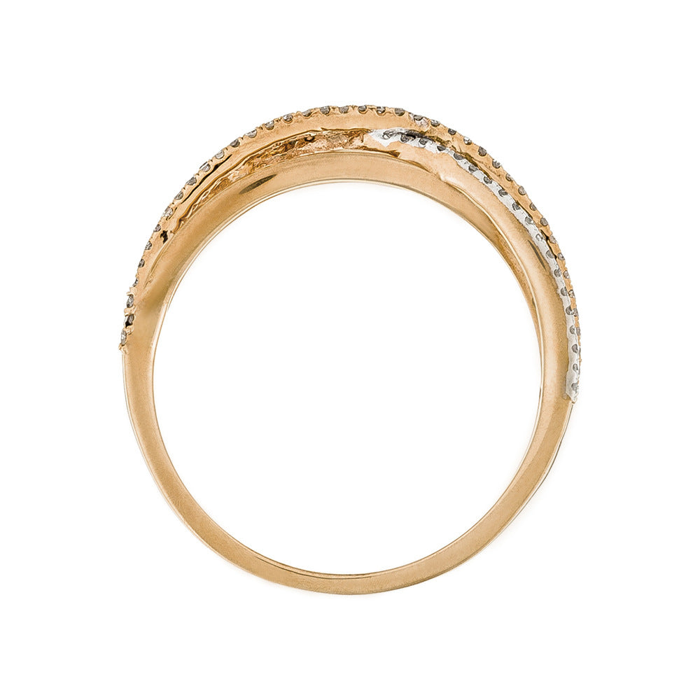 Anillo de Diamantes “Ma Force” 0.31/150 – Oro Rosa 375/1000