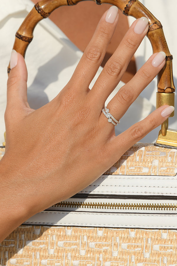 "3 Sweet Words" Ring, D0.45/101 - 375/1000 Yellow Gold