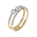 Anillo “3 Dulces Palabras” D0.45/101 – Oro Amarillo 375/1000