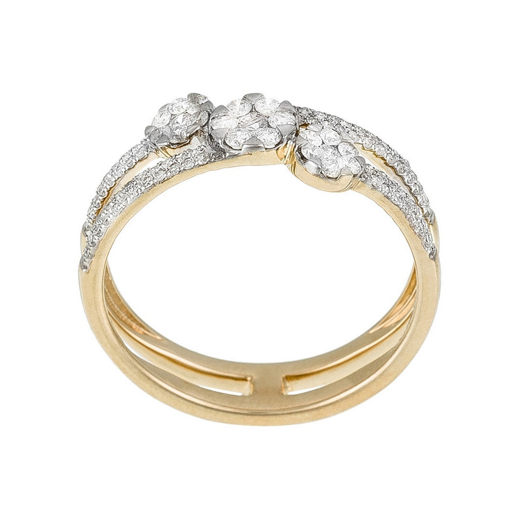 “3 Sweet Words” Ring D0.45/101 – 375/1000 Yellow Gold