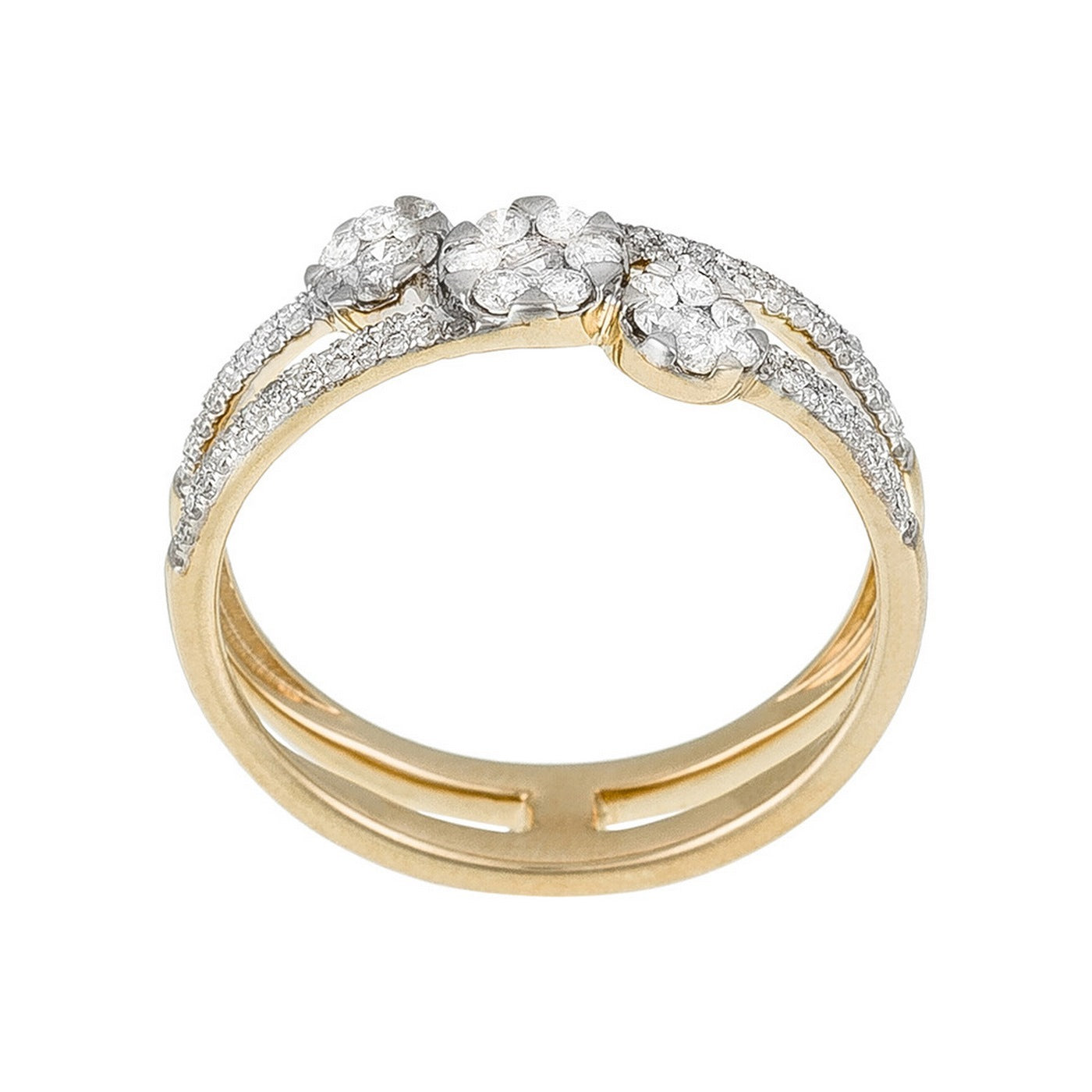 “3 Sweet Words” Ring D0.45/101 – 375/1000 Yellow Gold