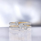 "3 Sweet Words" Ring, D0.45/101 - 375/1000 Yellow Gold