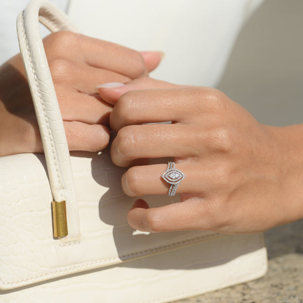 Ring “Love At First Sight” Diamonds 0.38/80 – 375/1000 White Gold