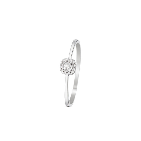 Anello "Sii mio" D0,04/13 - Oro bianco 375/1000