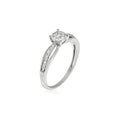 Anillo "La Promise" Diamantes 0.16/28 - Oro blanco 375/1000