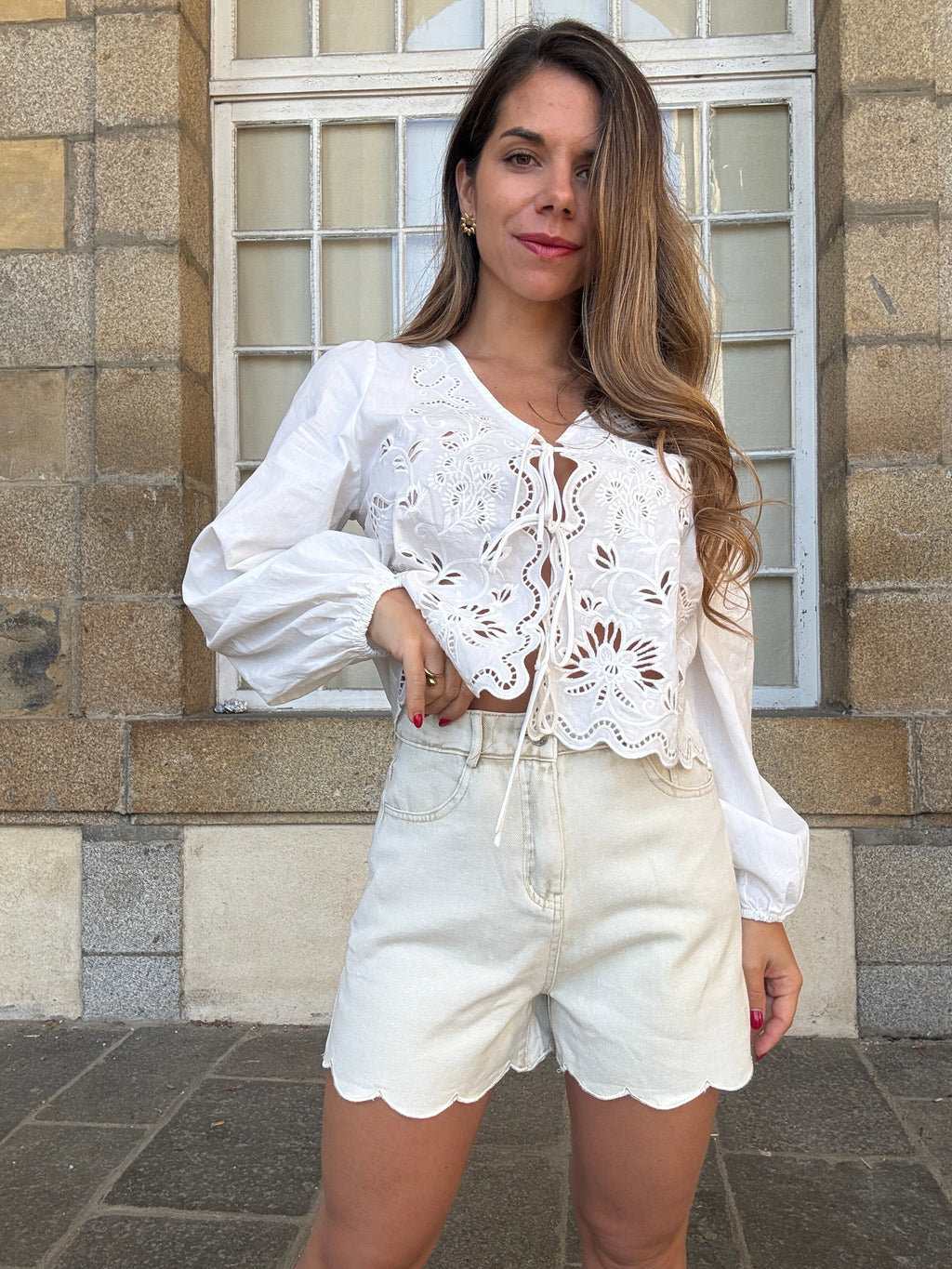 Short vaquero Pippa beige