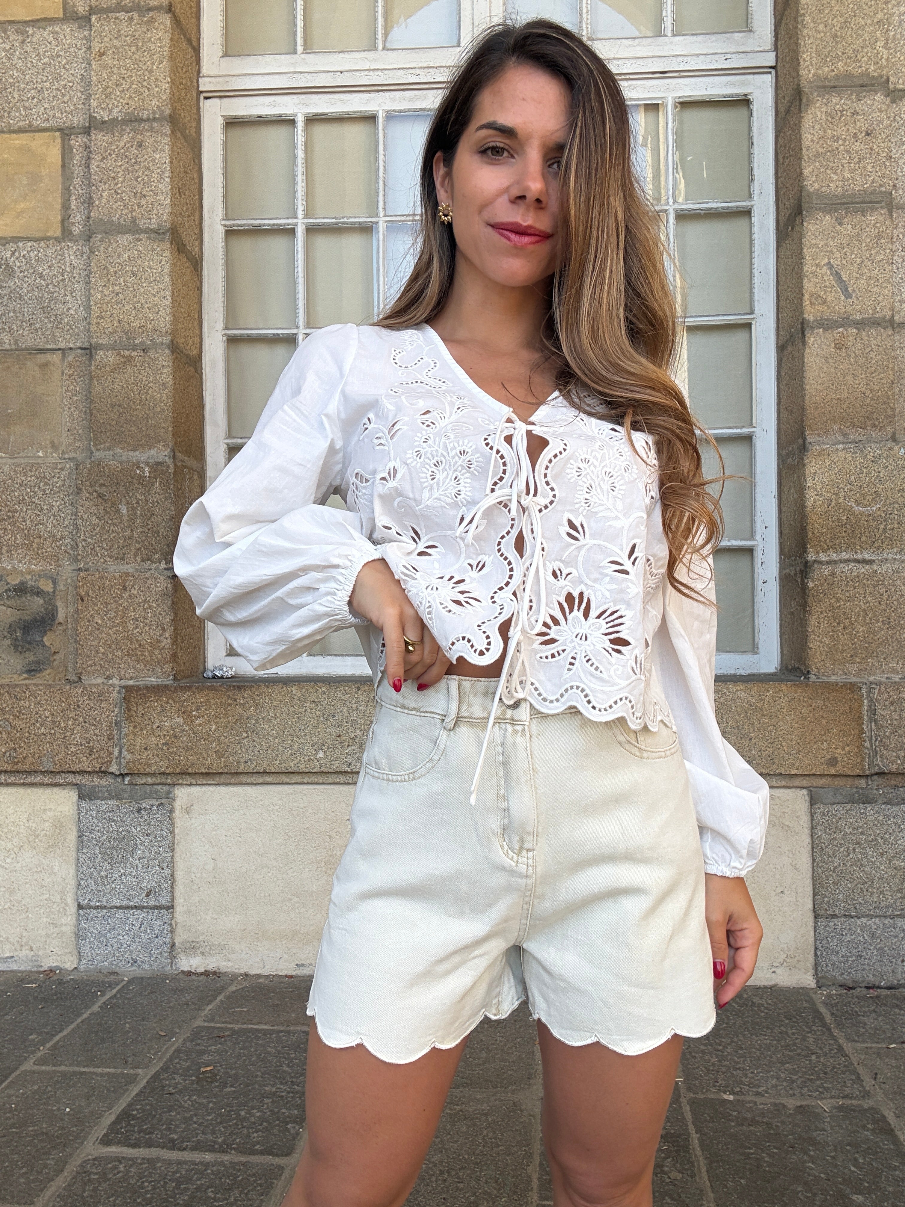 Short vaquero Pippa beige