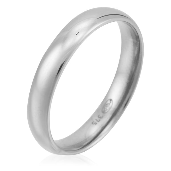 “Mine” ring 375/1000 white gold