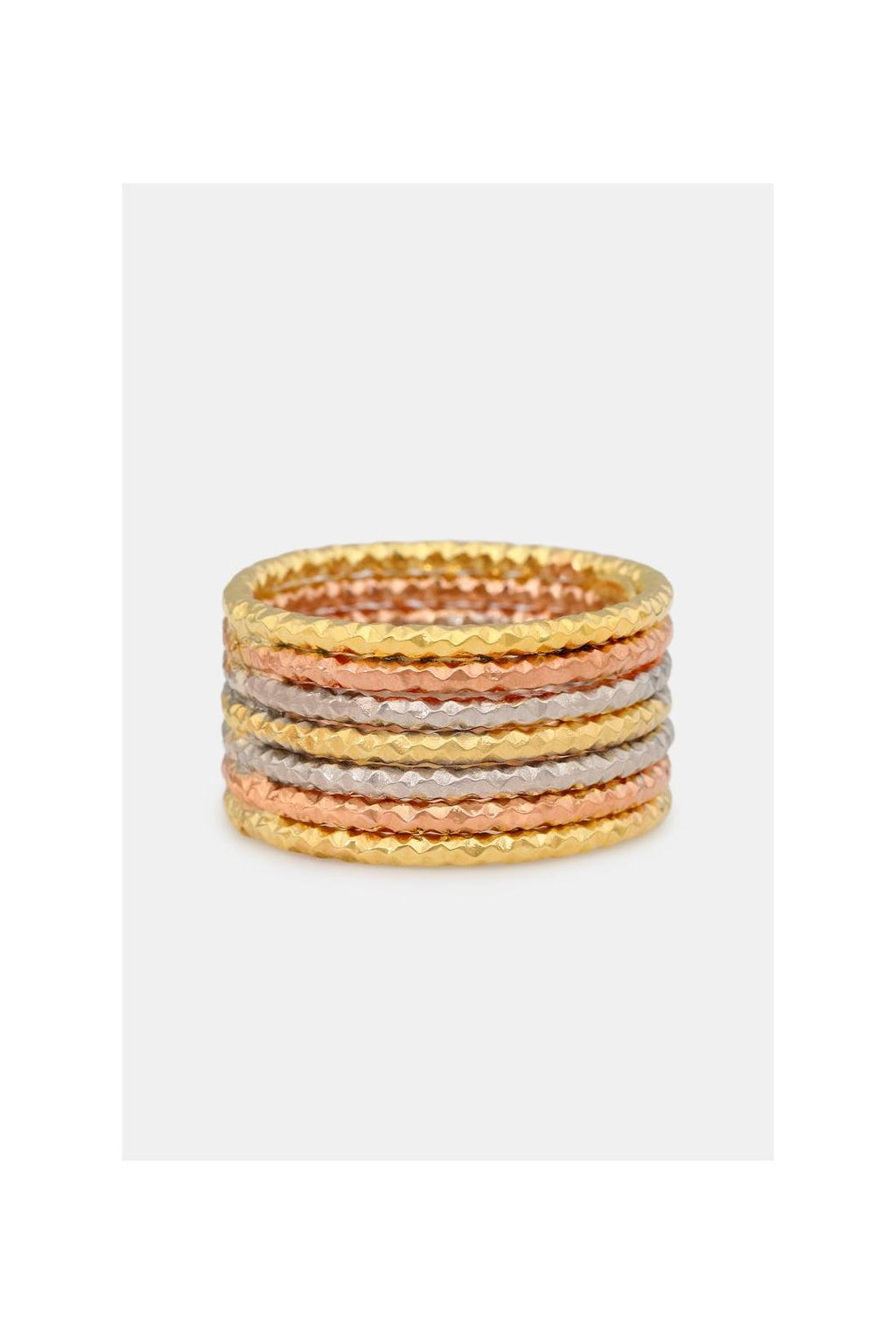 Bague "Gabrielli" Or Tricolor 375/1000