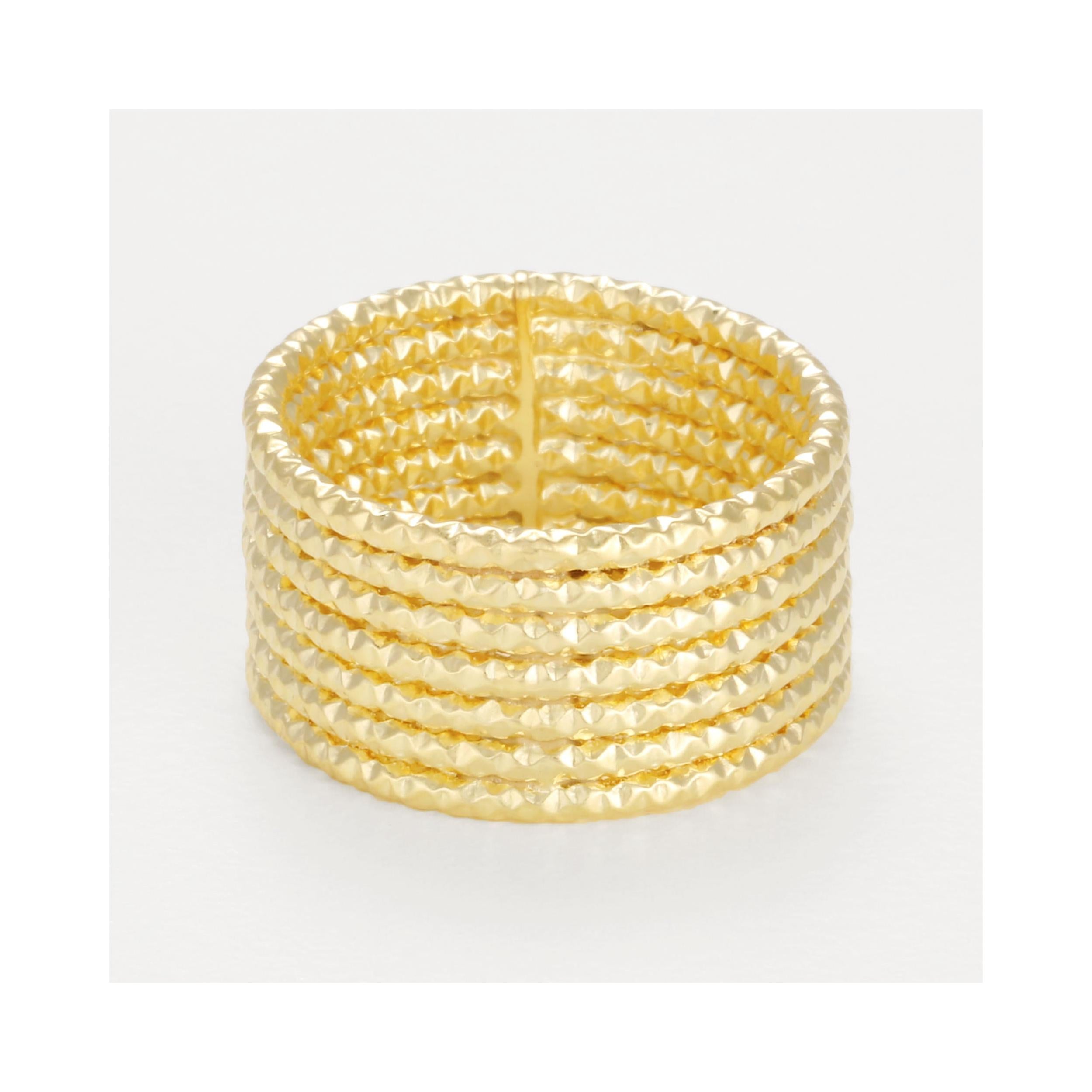 “Medicis” Ring 375/1000 Yellow Gold