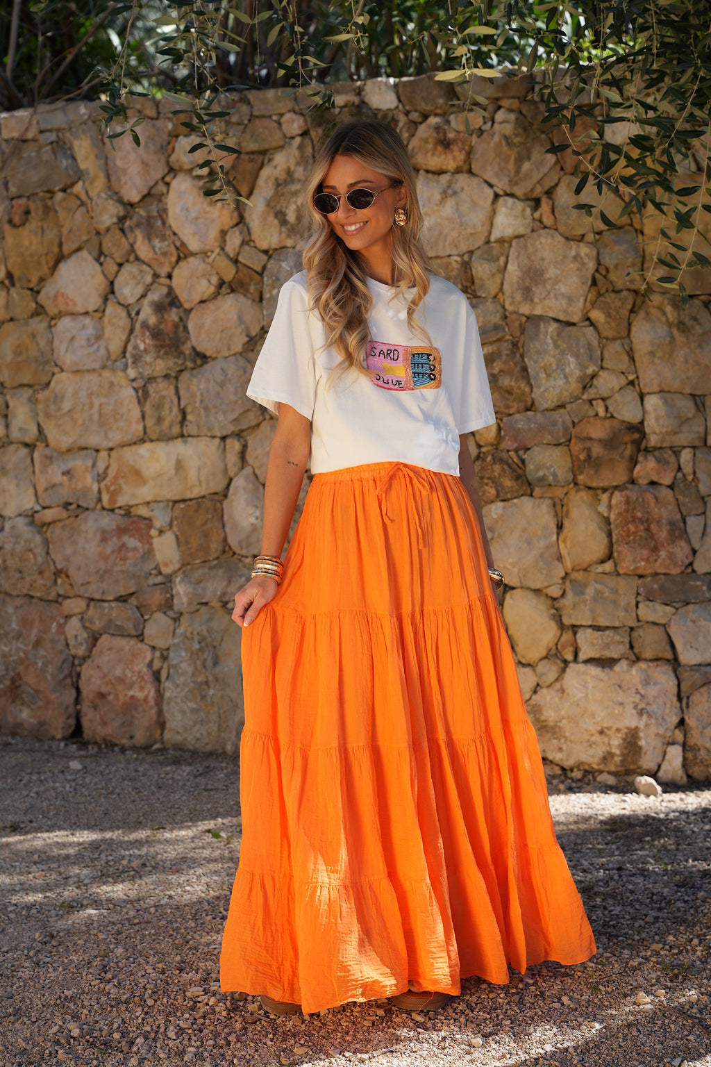Chloé Long Skirt - Orange