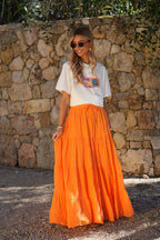 Chloé Long Skirt - Orange