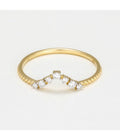 "Erica" ​​Ring - D0.10/7 - Yellow Gold