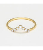 "Erica" ​​Ring - D0.10/7 - Yellow Gold