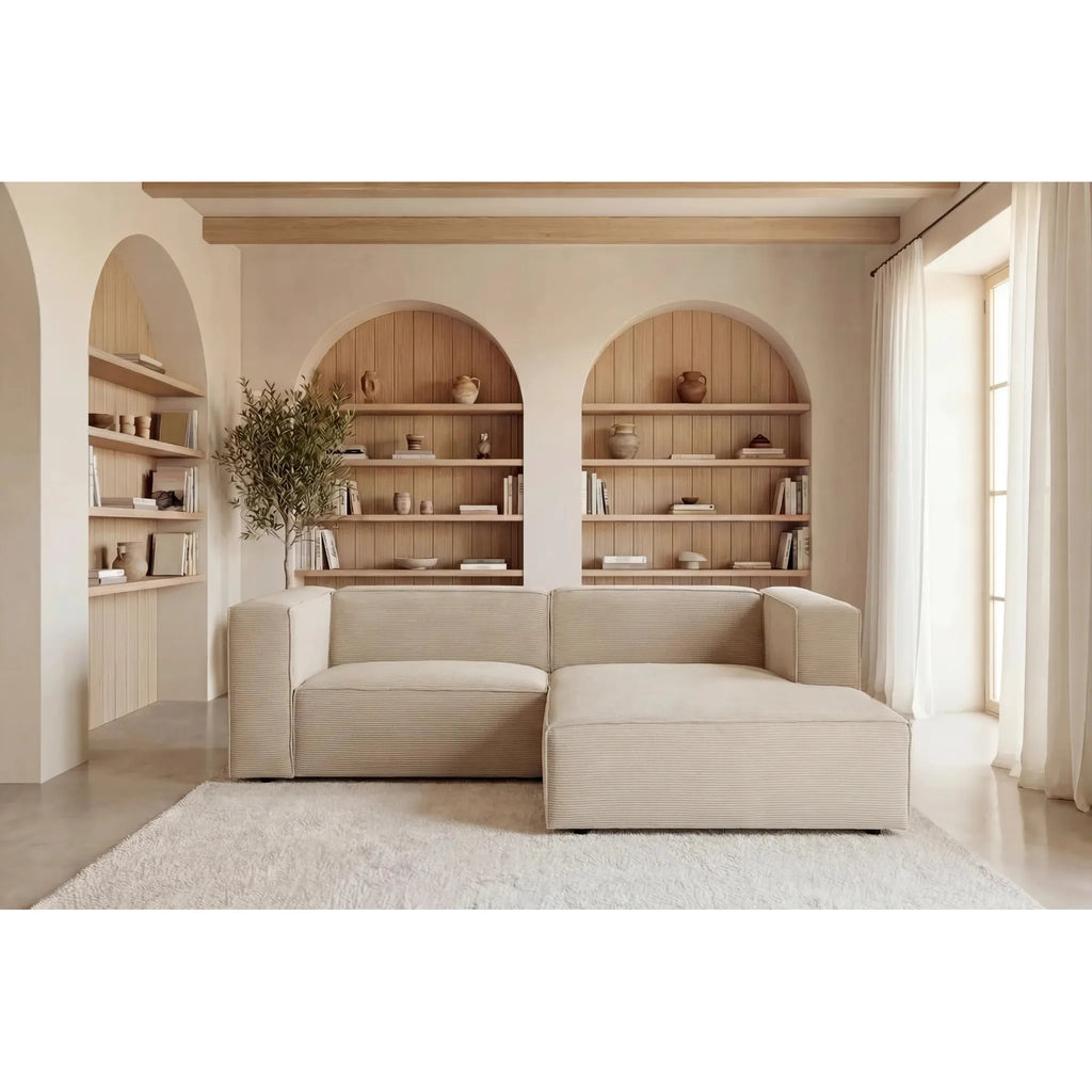 Basil Angle – Feincord – Ecksofa