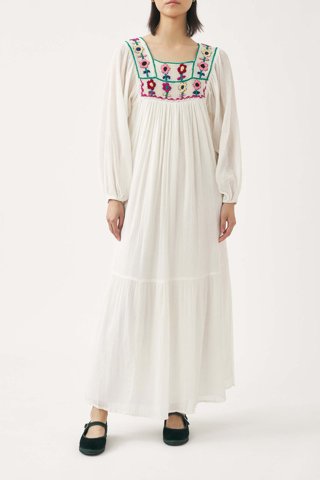Belinda Long Dress - Cream