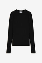 Pull Col Rond - Bella - Noir