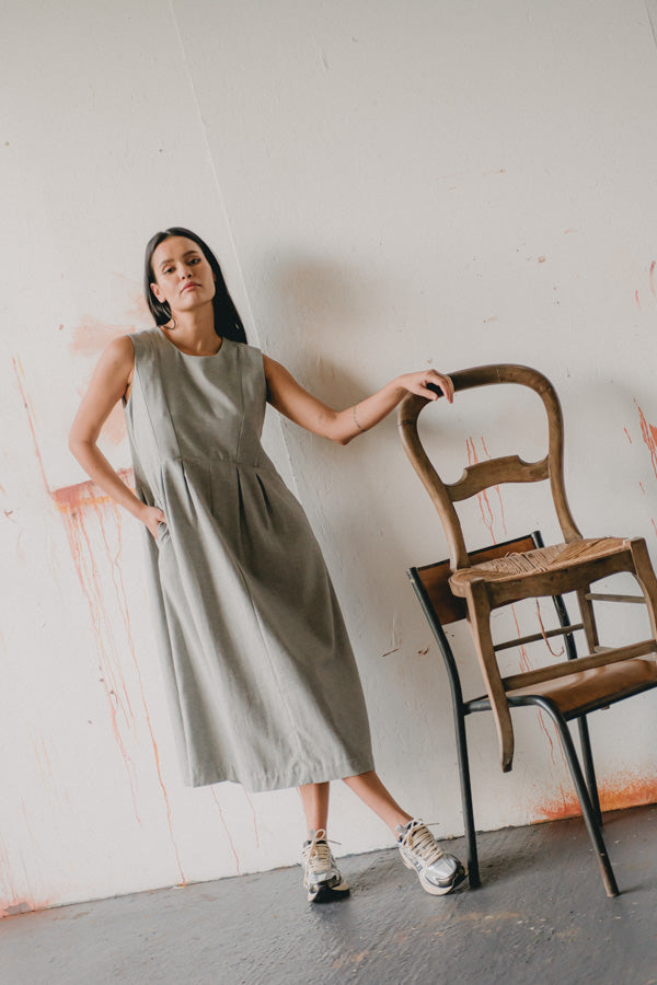 Dress - Belma - Gray