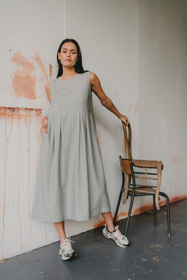 Vestido - Belma - Gris