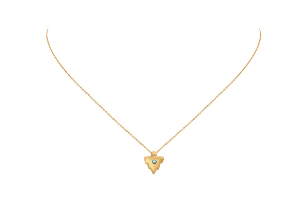 Collier Bengale Doré Turquoise