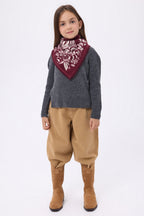Small Bengale Bandana - Burgundy - Kids