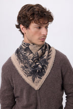 Small Bengal Bandana - Cream Beige - Men
