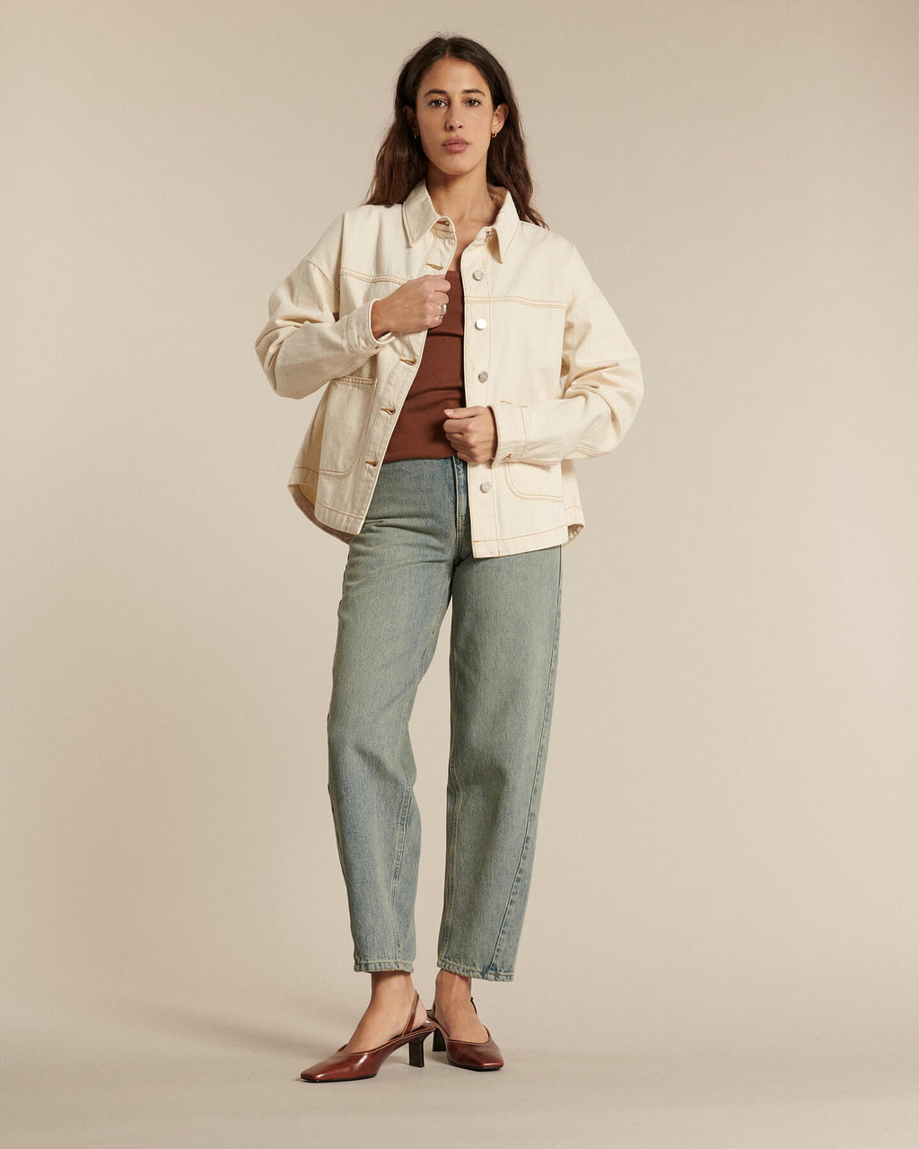Chaqueta BETTY DENIM ECRU WH 30 Labdip